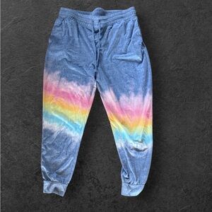 Rainbow Tie-Dye Joggers
